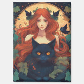 ブラックキャット魔法 マグネット (正面)