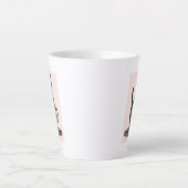 ブラックキャット・イン・ティーカップ カフェラテマグ (正面)
