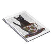 ブラックキャット・イン・ティーカップ ノートブック (右側)