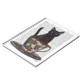 ブラックキャット・イン・ティーカップ ノートブック (左側)