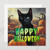 ブラックキャット&カボチャ (正面/裏面)