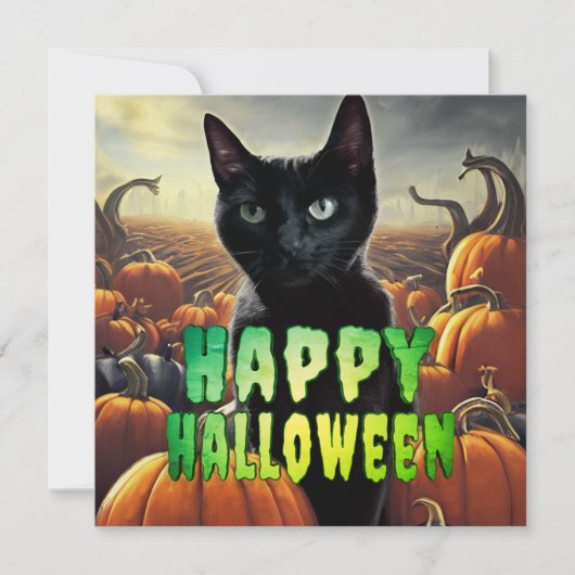 ブラックキャット&カボチャ (正面)