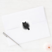 ブラックキャット ファイル ネイル ラウンドシール (封筒)