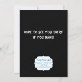 ブラックキャットnスパイダーハロウィーン誕生日パーティー招待状 招待状 (裏面)