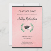 ブラックキャップとローレル 招待状 (正面)