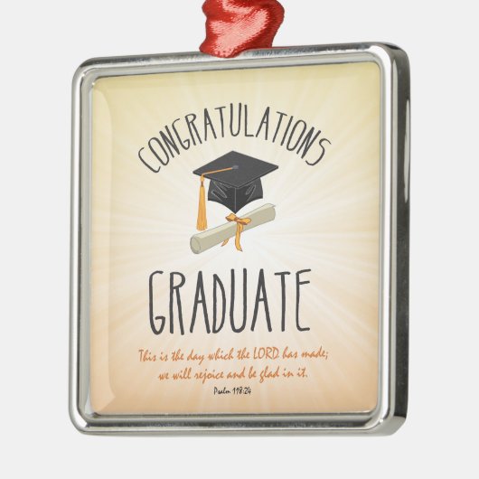 ブラックキャップ付き宗教的金ゴールドスターバスト メタルオーナメント (左)