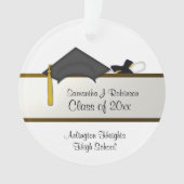 ブラックキャップ目盛りアクリルオーナメント オーナメント (正面)