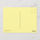 ブラックキャップ《鳥》アメリカゴガラかわいい明るいソンバード ポストカード (裏面)