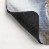 ブラックキャップ《鳥》アメリカゴガラマウスパッド マウスパッド (コーナー)