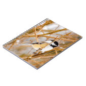 ブラックキャップ《鳥》アメリカゴガラ-オリジナル写真 ノートブック (左側)