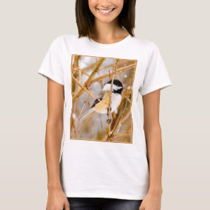 ブラックキャップ《鳥》アメリカゴガラ-オリジナル写真 Tシャツ