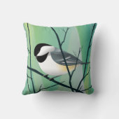 ブラックキャップ《鳥》アメリカゴガラ クッション (裏面)