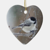 ブラックキャップ《鳥》アメリカゴガラ – ソンバード セラミックオーナメント (右)