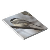 ブラックキャップ《鳥》アメリカゴガラ ノートパッド (アングル)