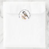 ブラックキャップ《鳥》アメリカゴガラ ラウンドシール (バッグ)