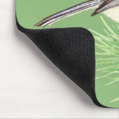 ブラックキャップ《鳥》アメリカゴガラ – 鳥 – 自然 マウスパッド (コーナー)