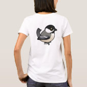 ブラックキャップ《鳥》アメリカゴガラ Tシャツ (裏面)