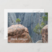 ブラックキャニオンの北縁 ポストカード (正面/裏面)