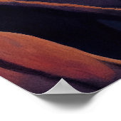 ブラックキャニオン水彩画 ポスター (角)