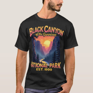 ブラックキャニオン・ザ・ガニソン国立公園ハイキング Tシャツ