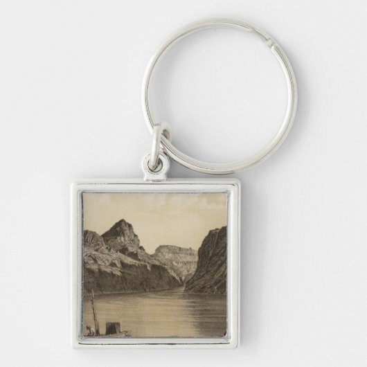 ブラックキャノン（コロラド川） キーホルダー (正面)
