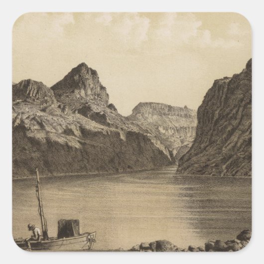 ブラックキャノン、コロラド川 スクエアシール (正面)