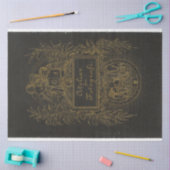 ブラックキャビネットカードのデカップシート 薄葉紙 (クラフト)