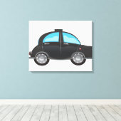 ブラックキャブ キャンバスプリント (インサイチュ (ウッドフロア))