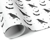 ブラックキャルドロンとレイヴンのギフトラッピング紙 ラッピングペーパー (ロールコーナー)