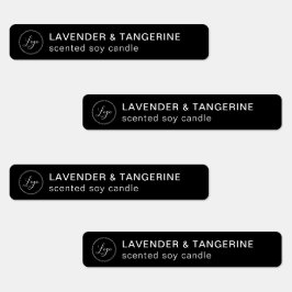 ブラックキャンドルタンパー防止シールあなたのロゴラベル ラベル