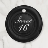 ブラックキャンドルワックスシールドリップ上品な甘結婚い16 フェイバータグ (裏面)