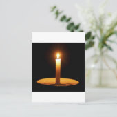 ブラックキャンドル点灯.jpg ポストカード (スタンド正面)