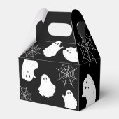 ブラックキュート幽霊不気味ハロウィーン誕生日 フェイバーボックス (裏面サイド)