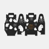 ブラックキュート幽霊不気味ハロウィーン誕生日 フェイバーボックス (折り畳みなし)