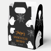 ブラックキュート幽霊不気味ハロウィーン誕生日 フェイバーボックス (オープン)