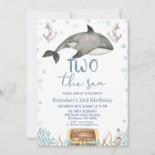 ブラックキラーホエールシーセカンドバースデー 招待状 (正面)