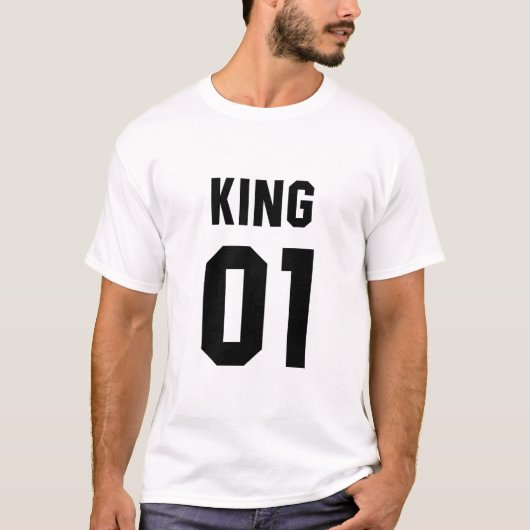 ブラックキングとクイーン01 Tシャツ (正面)