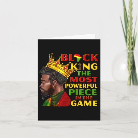 ブラックキングにとって最も強力な作品 カード (正面)