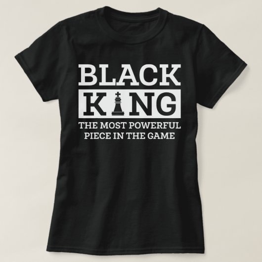 ブラックキングはゲームで最も強力な作品 Tシャツ (デザイン正面)