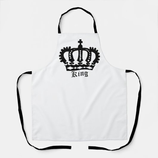 ブラックキングクラウンオン エプロン (正面)