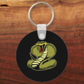ブラックキングコブラ キーホルダー (正面)