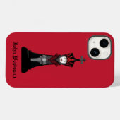 ブラックキングパーソナライズされた/名前ケースメイトiPhone Ca Case-Mate iPhoneケース (裏面 (横))