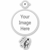 ブラックキングライオンレオ シール (正面)