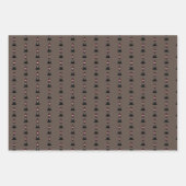 ブラックキングラッピング紙 ラッピングペーパーシート (正面2)