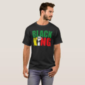 ブラックキング少年のためのShirt歴史月アフリカ Tシャツ (正面フル)