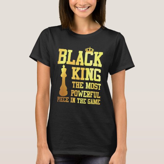 ブラックキング最も強力なゲームのピース1 Tシャツ (正面)