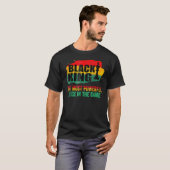ブラックキング最も強力なゲームブラの作品 Tシャツ (正面フル)
