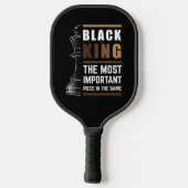 ブラックキング最も重要な作品1 ピックルボールラケット (裏面)