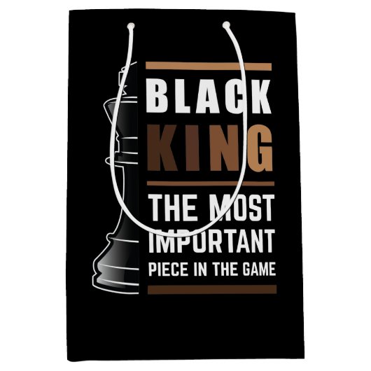 ブラックキング最も重要な作品1 ミディアムペーパーバッグ (正面)