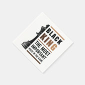 ブラックキング最も重要な作品2 スタンダードカクテルナプキン (角)